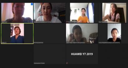 Юнкоры «Қаламгер» участвовали в онлайн-фестивале «Қанат қағу»
