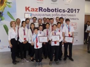 Победа на фестивале робототехники