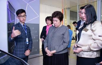 Министр образования и науки Республики Казахстан Куляш Шамшидинова посетила Областной Дворец школьников