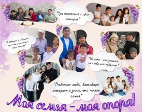 Областной фотоконкурс «Моя семья — моя опора!»