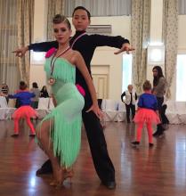 Павлодарские победители турниров по бальным танцам